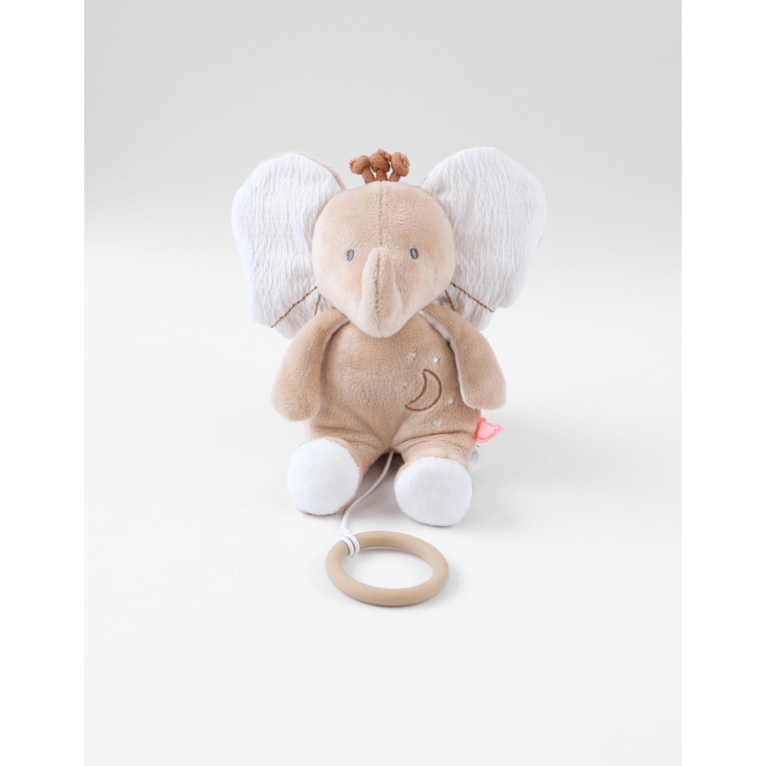 Peluche mini musical Bali & Moka MARRON Noukie's