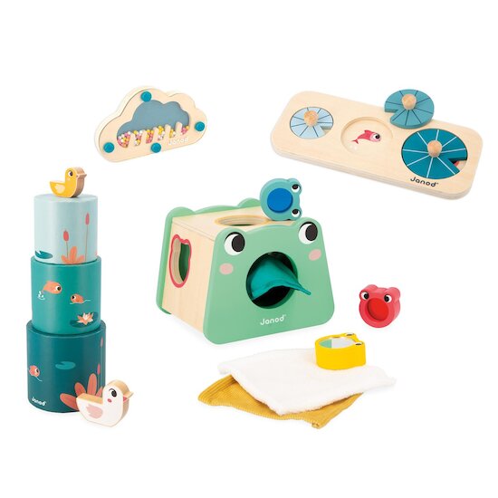 Janod Box Jouet d'éveil Multicolore  Janod Box Jouet d'éveil Multicolore