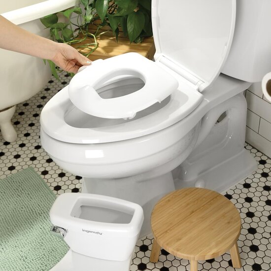 Ingenuity Toilettes miniatures My Size Blanc Blanc 
