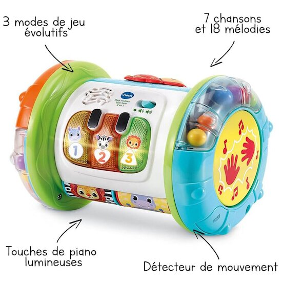 Vtech Baby Magi rouleau tam-tam 3 en 1  