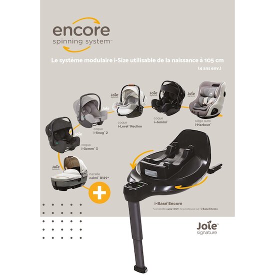 Joie Base Isofix pivotante Encore Noir  Joie Base Isofix pivotante Encore Noir
