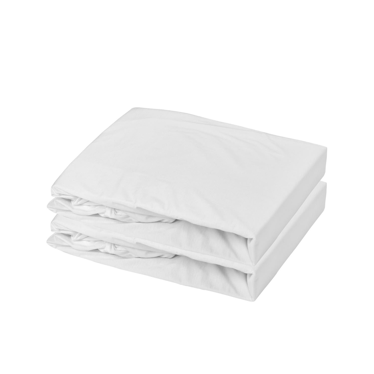 Lot 1 Alèse Pu + 1 Drap Housse BLANC Mon P'tit Dodo