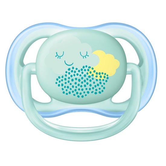 Philips Avent 2 Sucettes ULTRA aérées Bleu 6-18 mois Philips Avent 2 Sucettes ULTRA aérées Bleu 6-18 mois