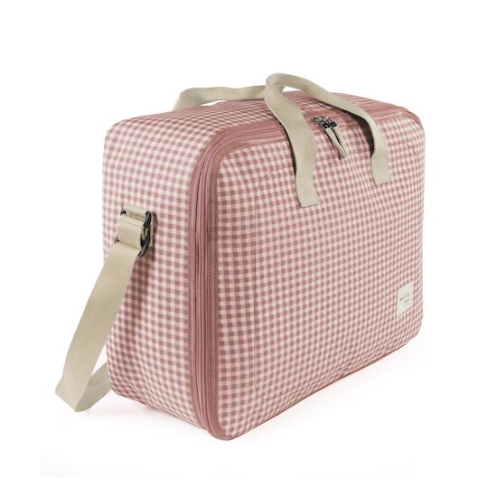 Walking Mum Valise I Love Vichy Rose  Walking Mum Valise I Love Vichy Rose