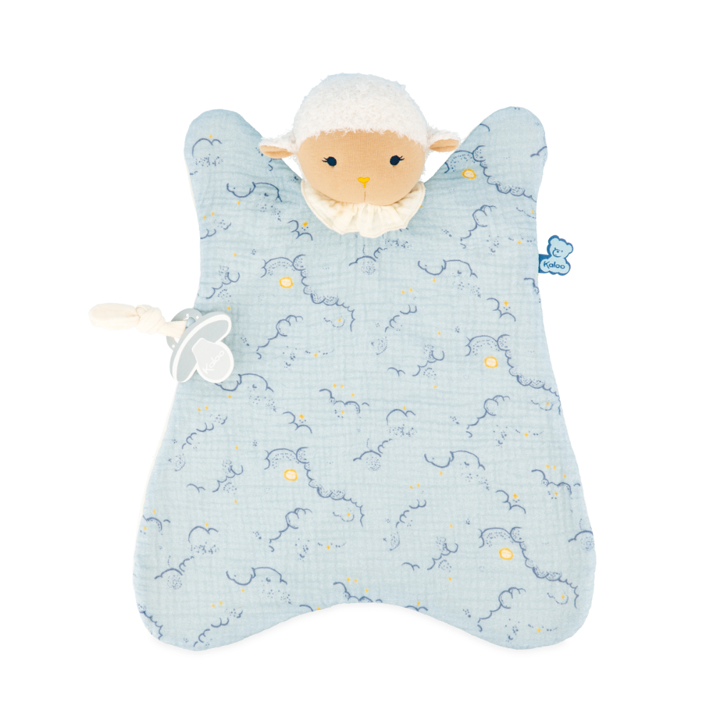 Kaloo - Mon maxi doudou mouton apaisant BLEU Kaloo