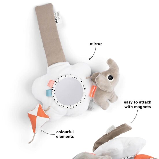 Done by Deer Mobile de poussette Playground Multicolore 