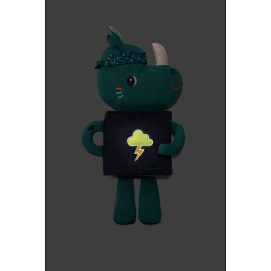 Lilliputiens Livre doudou Marius Bleu  Lilliputiens Livre doudou Marius Bleu