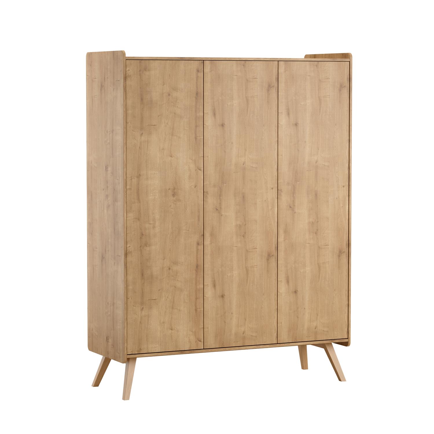 Vox - Armoire 3-portes Vintage BEIGE Vox