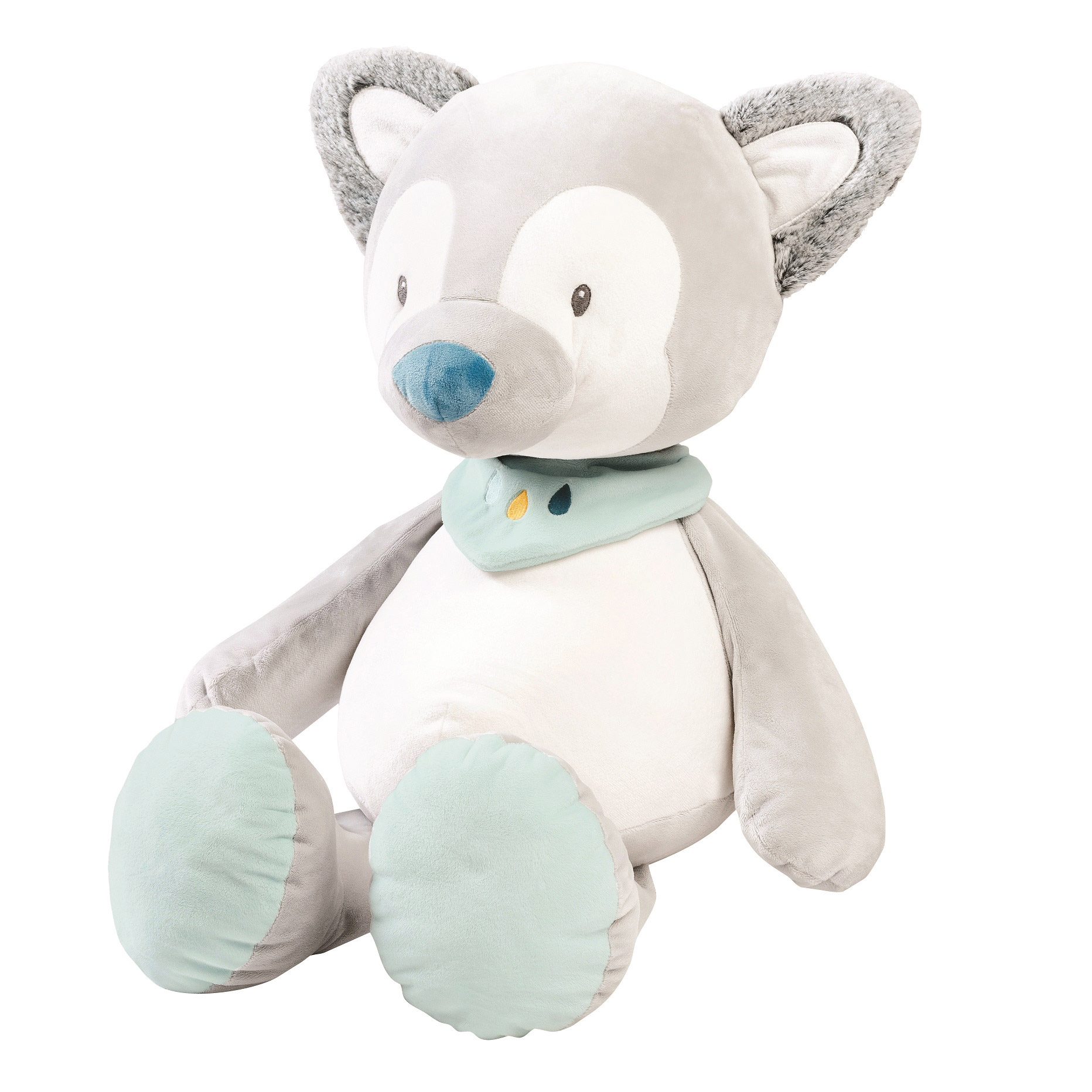 Nattou - Peluche GRIS Nattou