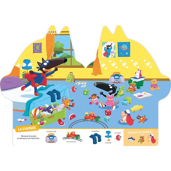 Auzou Livre P'tit Loup Mon tout premier cherche et trouve Multicolore  Auzou Livre P'tit Loup Mon tout premier cherche et trouve Multicolore