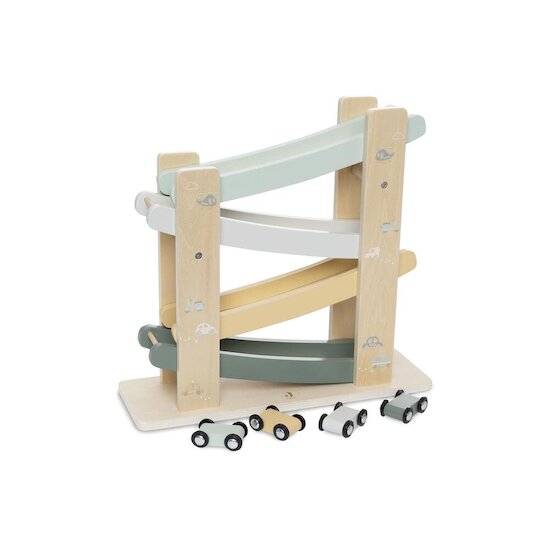 Jollein Circuit Voiture en Bois On The Go Multicolor  Jollein Circuit Voiture en Bois On The Go Multicolor