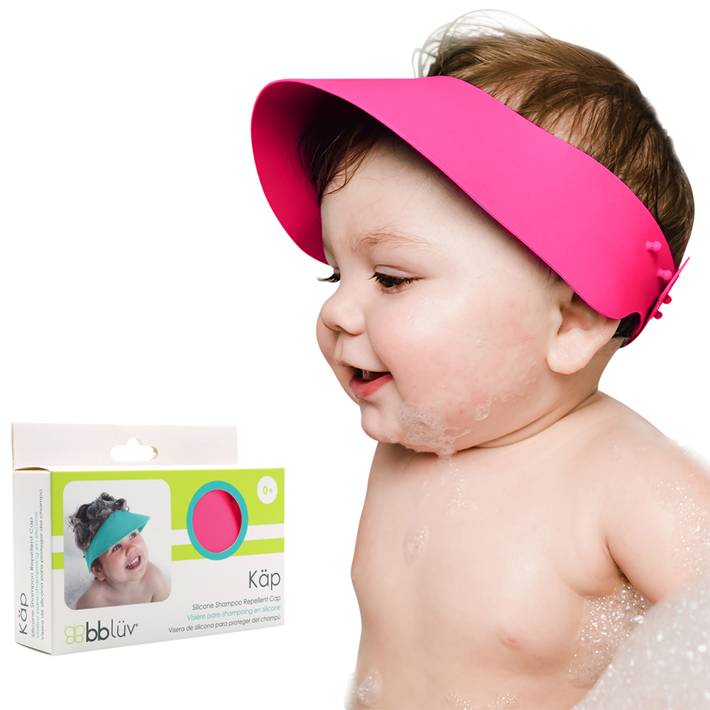 BBLUV - Visière pare-shampoing en silicone ROSE BBlüv