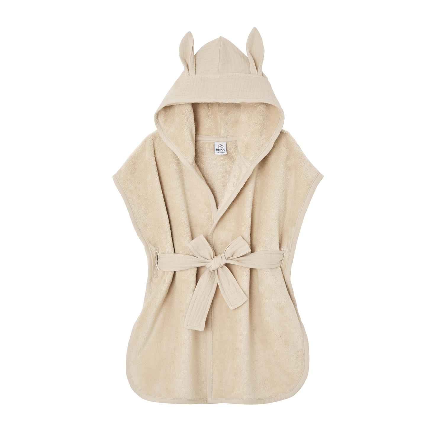 Peignoir bambou et gaze de coton BEIGE BB&Co