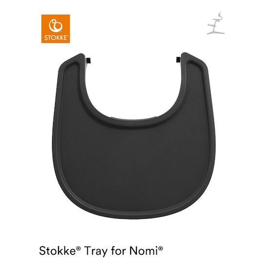Stokke Tablette pour chaise haute Nomi Black  Stokke Tablette pour chaise haute Nomi Black