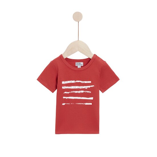 Nano et Nanette T-shirt manches courtes Tropicool Rouge Aurora 