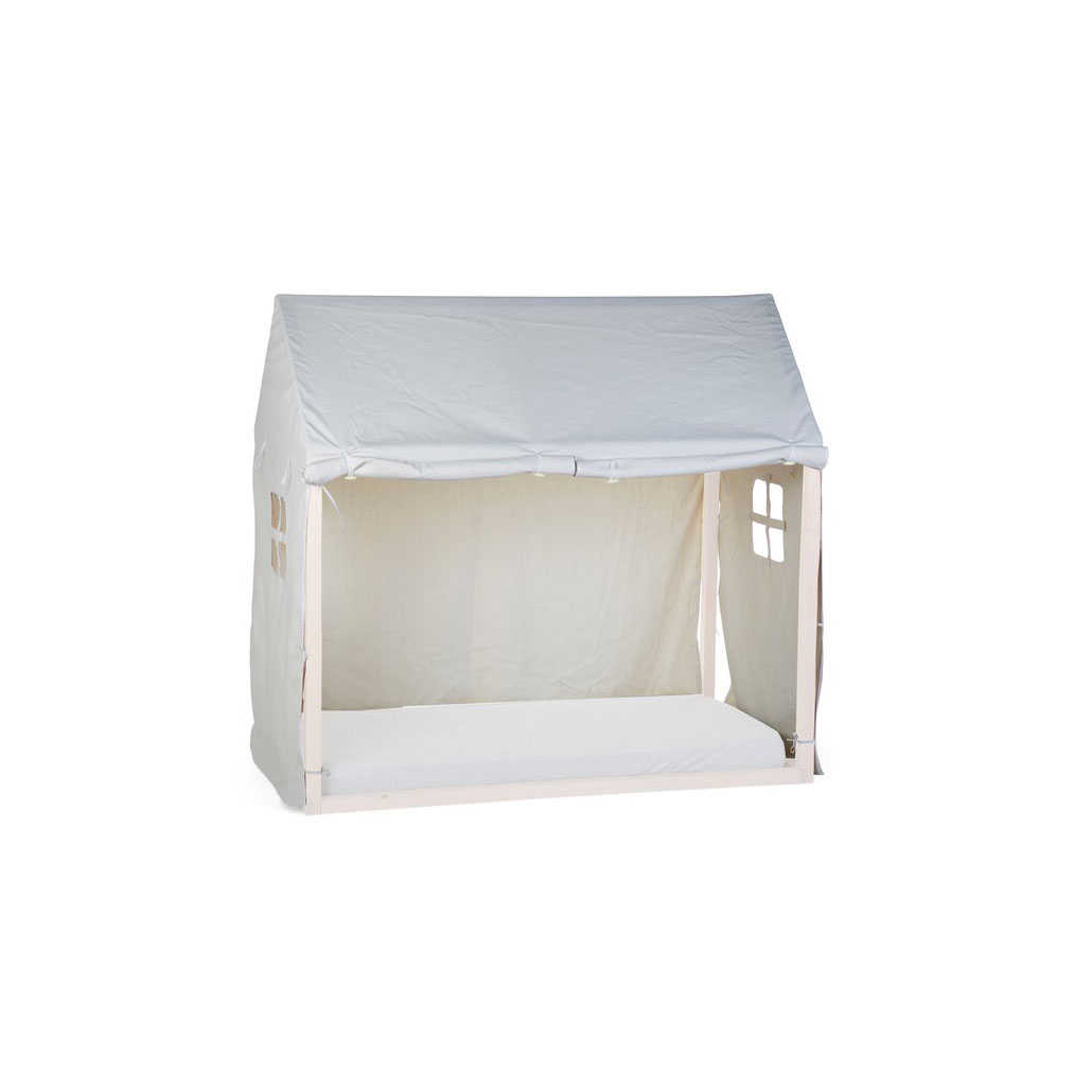 Toile Pour Lit Cabane 70 x 140 cm BLANC Childhome