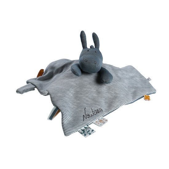 Doudou en coton bio Paco Les Iconiques BLEU Noukie's