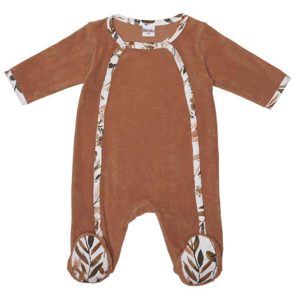 BB & Co - Dors-bien hiver maille bouclette MARRON BB&Co
