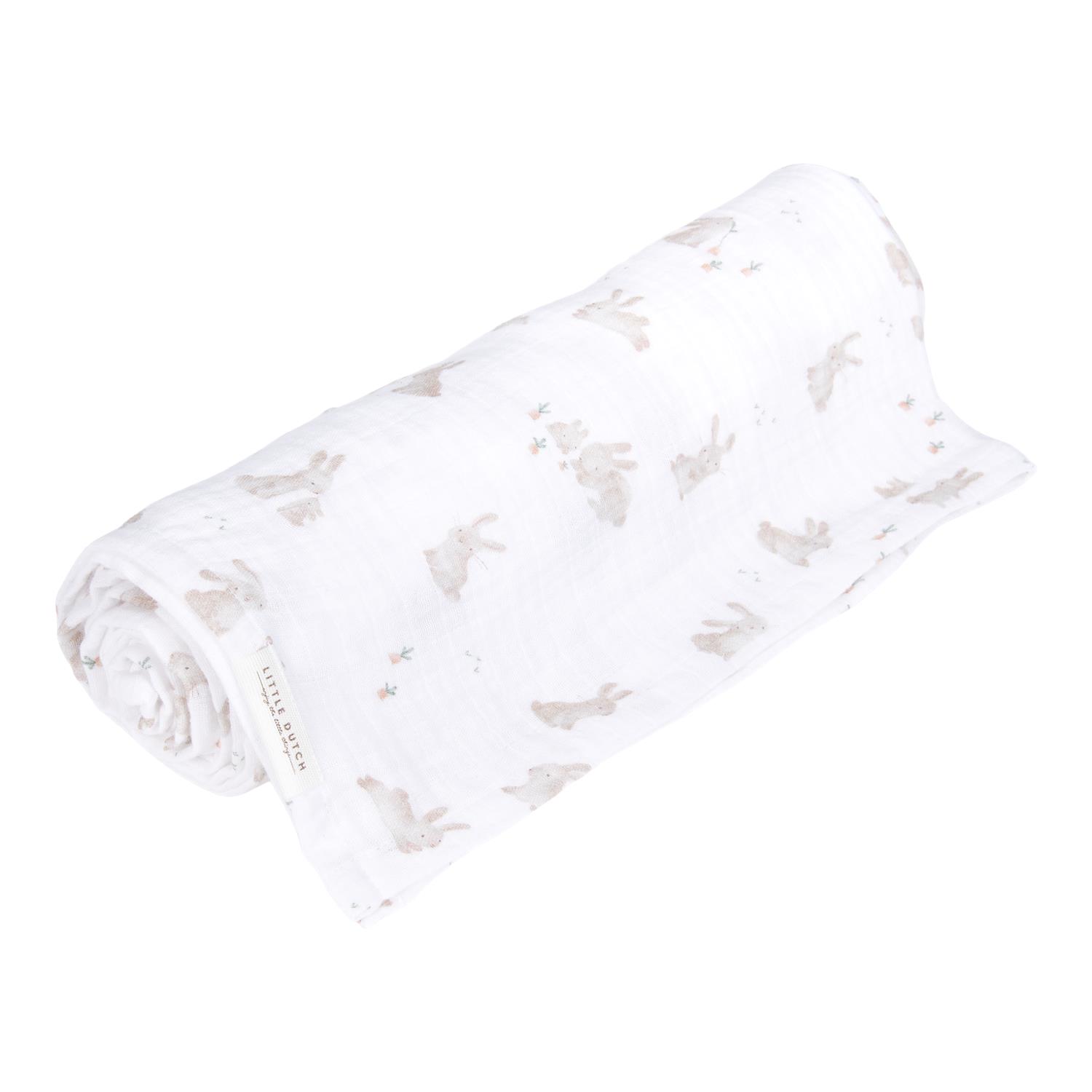 Langes XL en gaze de coton BEIGE Little Dutch