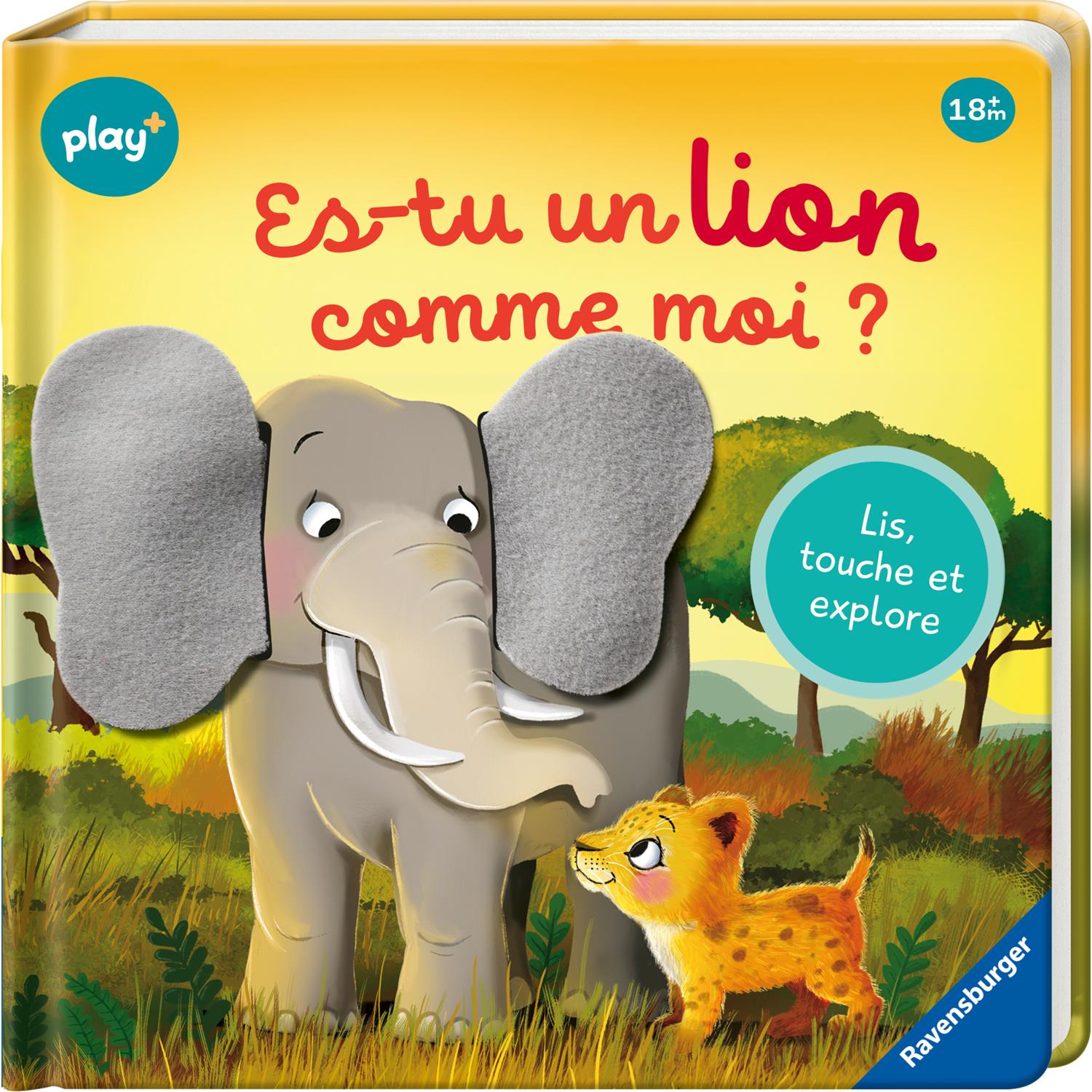 Play+ - Livre Es-tu un lion comme moi ? MULTICOLORE Play+