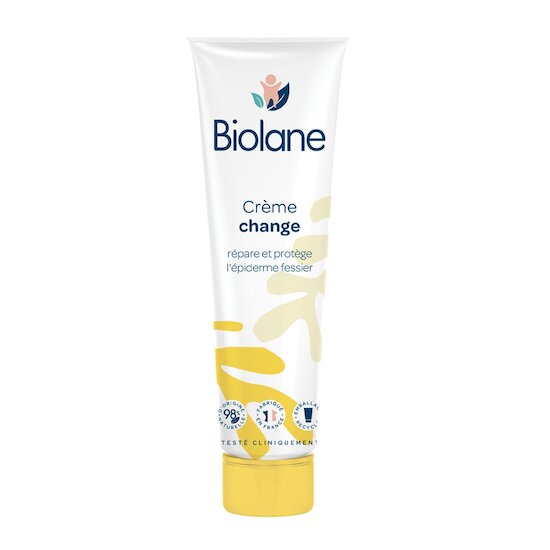 Biolane Crème change Jaune et blanc 100 ml Biolane Crème change Jaune et blanc 100 ml