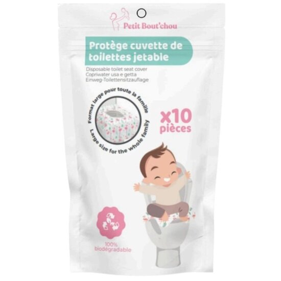 Petit nez Protèges-cuvettes jetables Blanc 