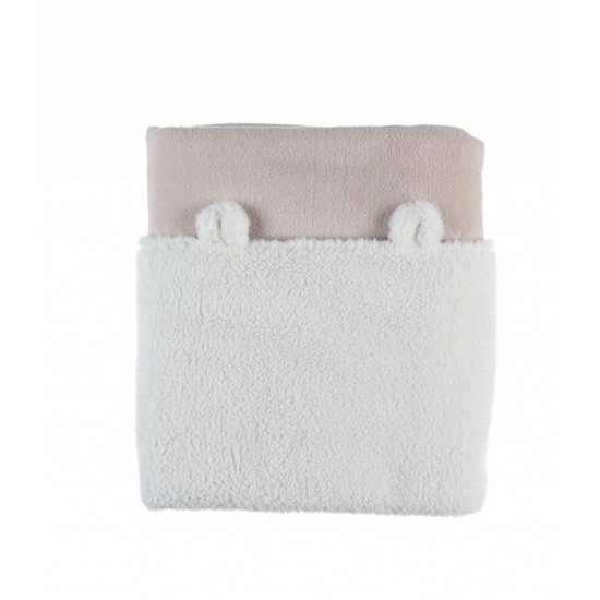 Noukie's Couverture Sherpa Mix & Match Ecru 75x100 cm