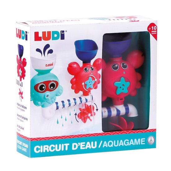 Ludi Circuit à eau Aquagame Multicolore 