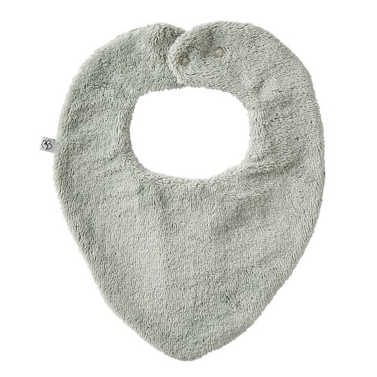 BB&Co Bavoir bandana bambou / gaze Vert De Gris  BB&Co Bavoir bandana bambou / gaze Vert De Gris