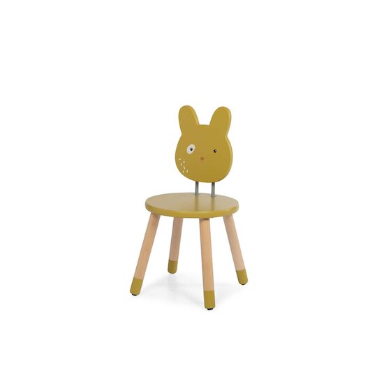 Moulin Roty Chaise  Trois petits lapins Ocre 
