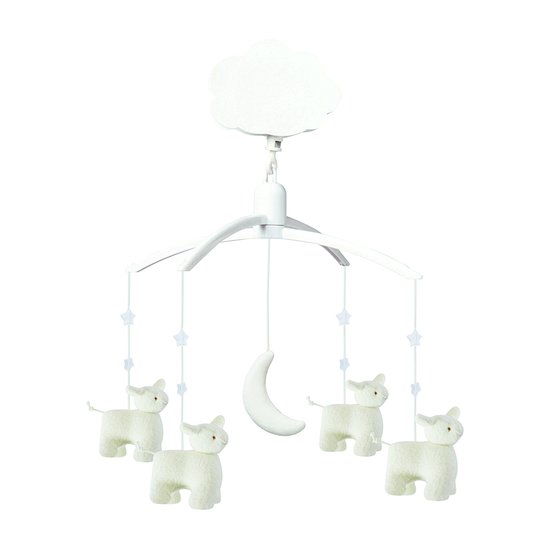 Trousselier Mobile Musical Moutons Ecru  