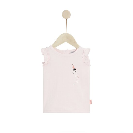 Nano et Nanette T-shirt manches courtes Tropicool Rose 