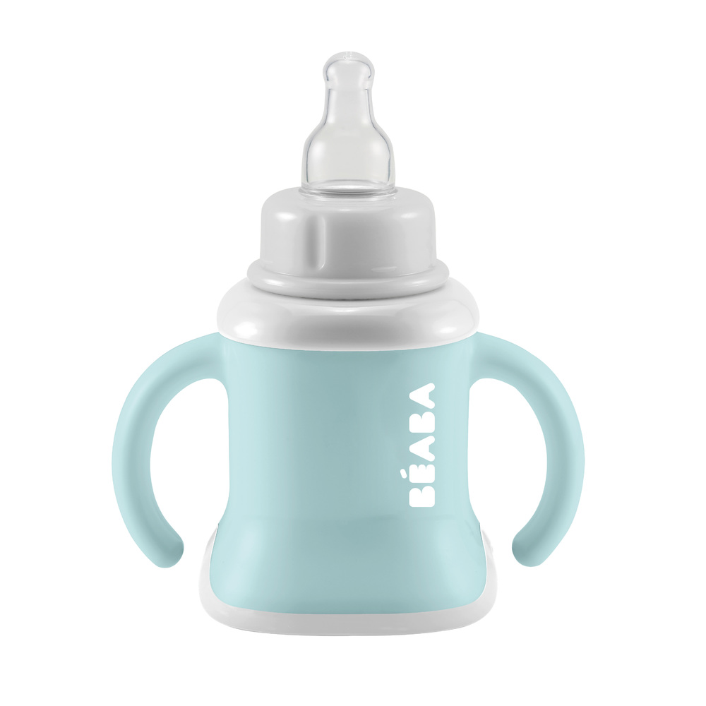 Beaba - Tasse evoluclip 3 en 1 VERT Béaba