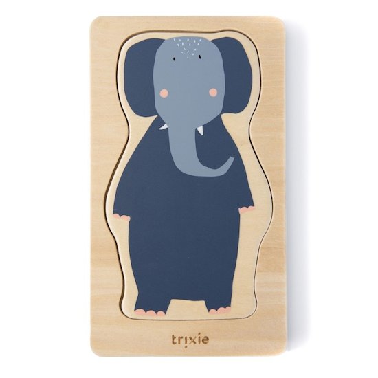 Trixie Puzzle 4 couches d'animaux en bois  
