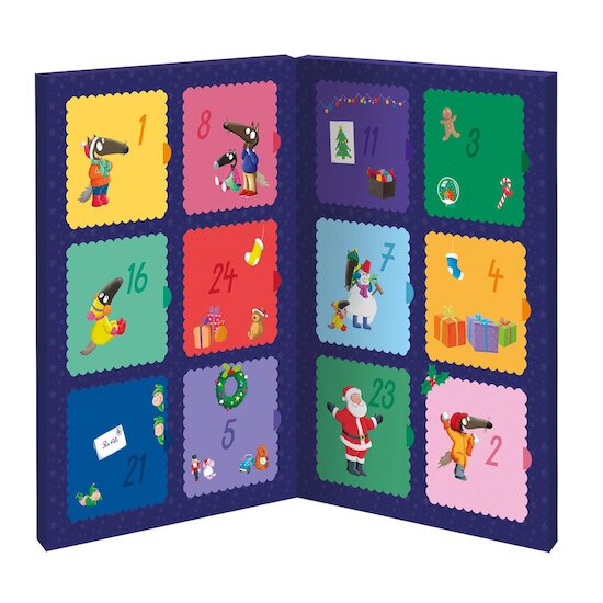 Auzou Livre P'tit Loup Mon calendrier de l'avent 2024 Multicolore 