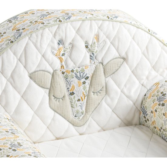 Sauthon Fauteuil club Promenons nous Blanc  Sauthon Fauteuil club Promenons nous Blanc