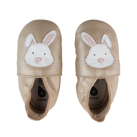 Bobux Chaussons en cuir Soft Soles Rabbit Gold 