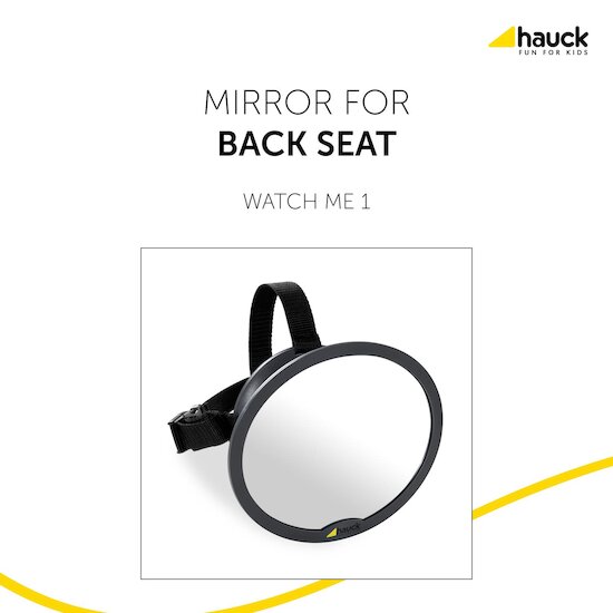 Hauck Retroviseur de voiture Watch Me 1 Noir 
