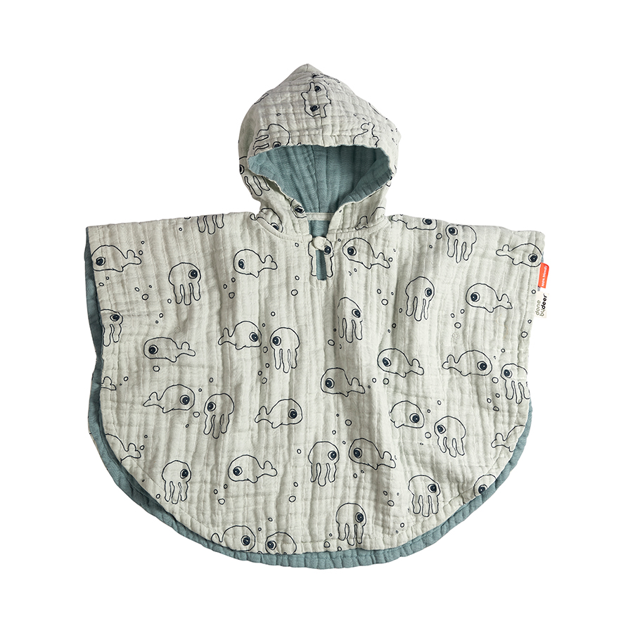 Poncho de bain Sea friends BLEU Done by Deer