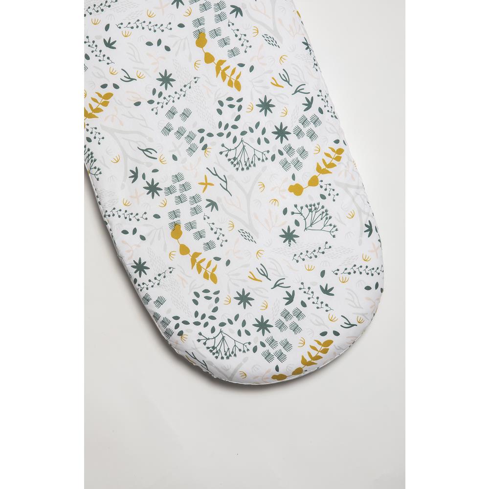 Drap housse en coton bio pour landau Yukari BLANC Kadolis