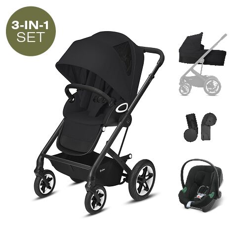 cybex GOLD Pack poussette trio combinée 3en1 Balios S Lux Silver