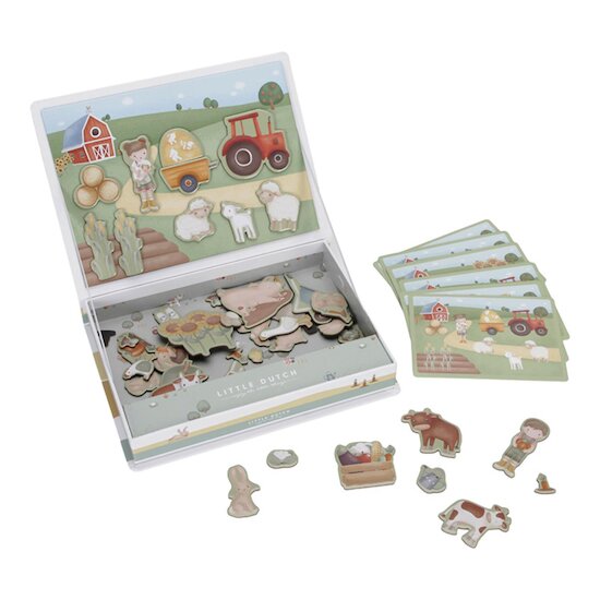 Little Dutch Puzzle magnétique FSC Little Farm  Little Dutch Puzzle magnétique FSC Little Farm