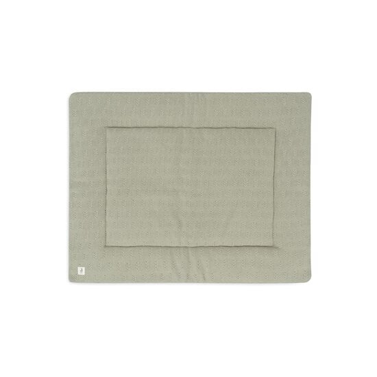 Jollein Tapis de parc grain knit Olive Green 75x95 cm