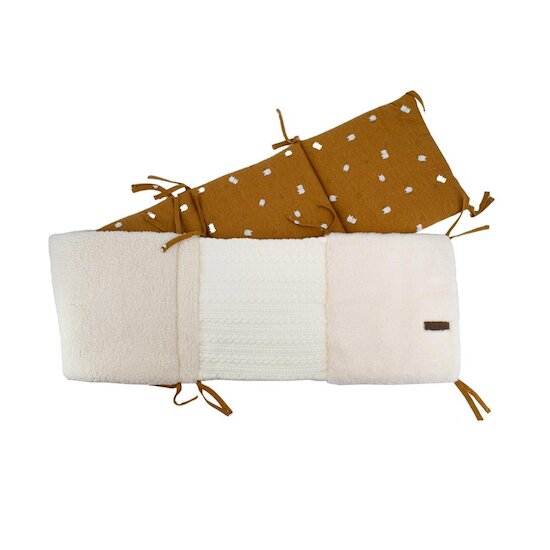  Tour de lit boubou Beige 30x180 cm