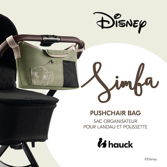 Hauck Sac banane organisateur pour poussette Simba Olive  Hauck Sac banane organisateur pour poussette Simba Olive