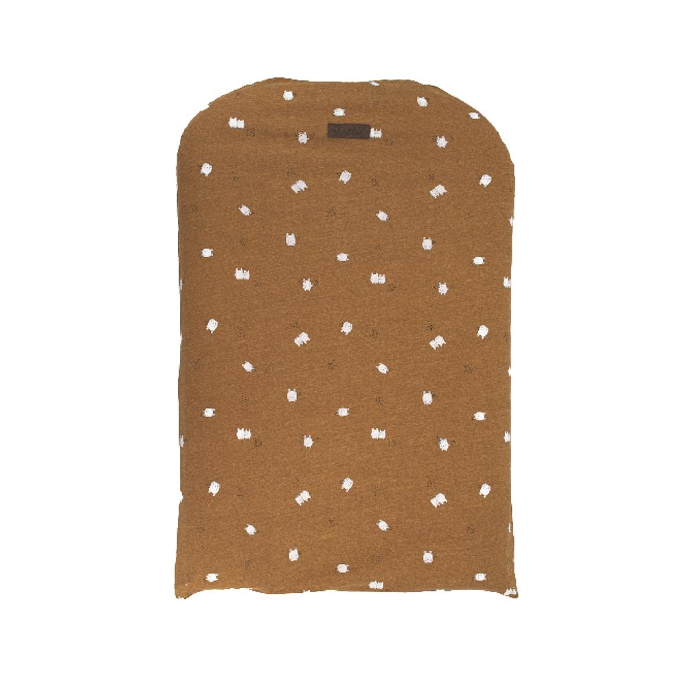 Domiva - Housse Matelas à langer seule boubou MARRON Domiva