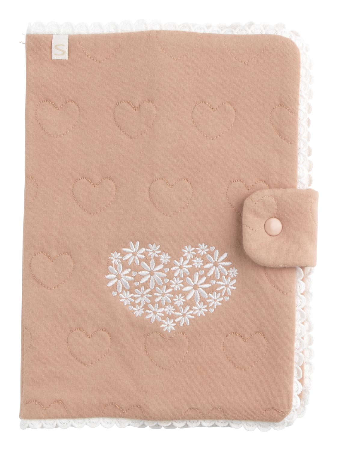 Protege Carnet de Santé Petit Coeur ROSE Sauthon