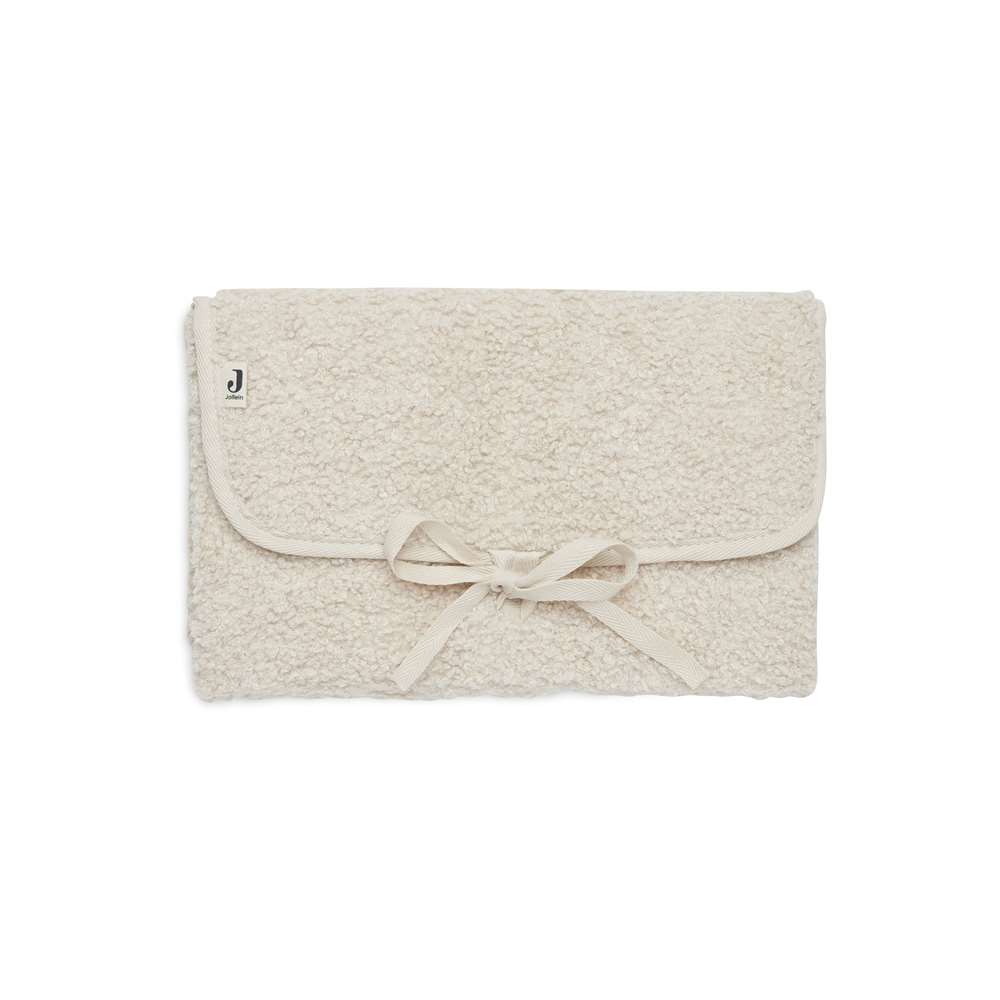 Tapis à langer nomade Boucle BEIGE Jollein