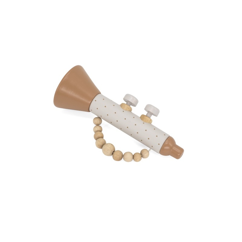 Trompette en bois MARRON Label Label