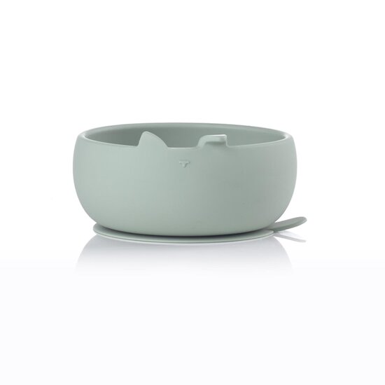 Jané Set bol et cuillère en silicone  Mint 